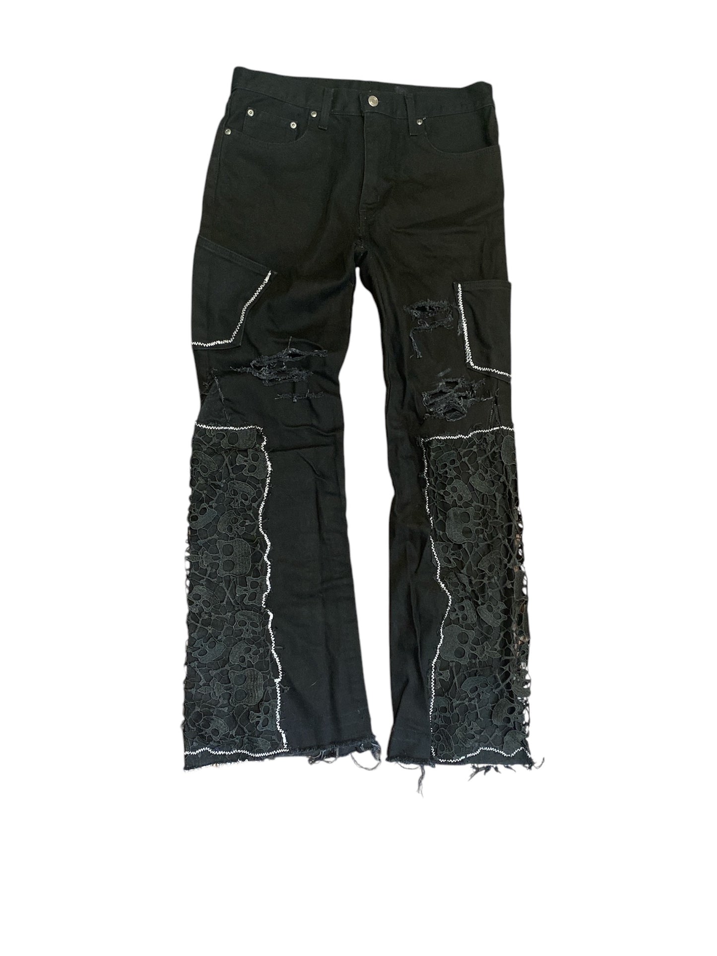 Black Restraint Jeans